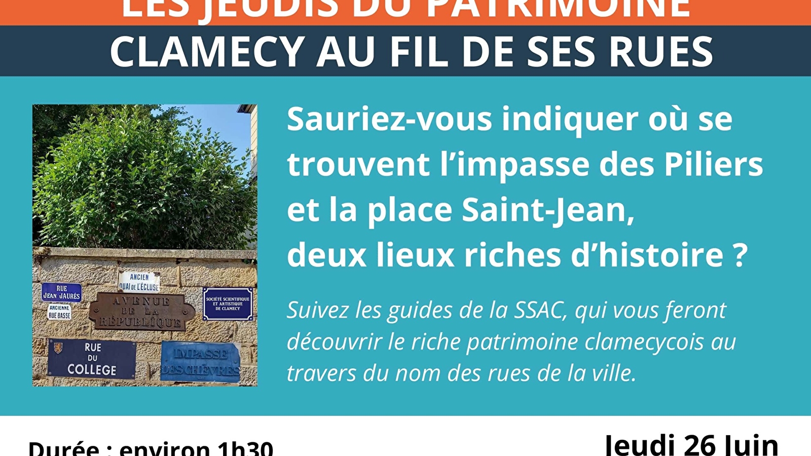 CLAMECY AU FIL DE SES RUES